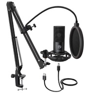 FIFINE T669 Studio Condenser USB Microphone, Computer PC Microphone Kit (T-669)