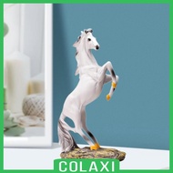 [Colaxi] Horse Statue Animal Figurine Craft Horse Figurine for Desk Bedroom Farmhouse