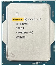 แกน I3-12100F I3 12100F 3.3 GHz 4-Core 8-เกลียว CPU หน่วยประมวลผล Intel L3 7NM = 12M 60W LGA 1700