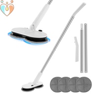 Cordless Electric Mop with 4 Mop Pads 2000m Rechargeable Electric Mop Floor Cleaner Dual Head Electric Spin Mop Efficient  SHOPQJC0481