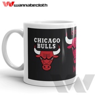 Chicago Bulls Basketball Mug NBA Chicago Bulls Logo Black