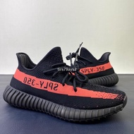 【LJR batch】Top quality Yeezy Boost 350 V2 “ Black Red Stripe” men and women shoes