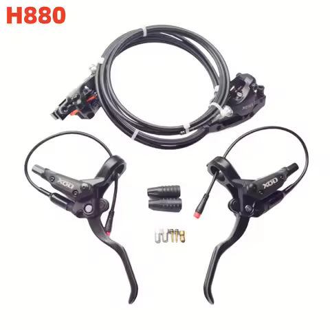 XOD Hydraulic Disc Brake with Power Cut-off Waterproof 2-Core Brake System for E-bike Scooter XD-H80
