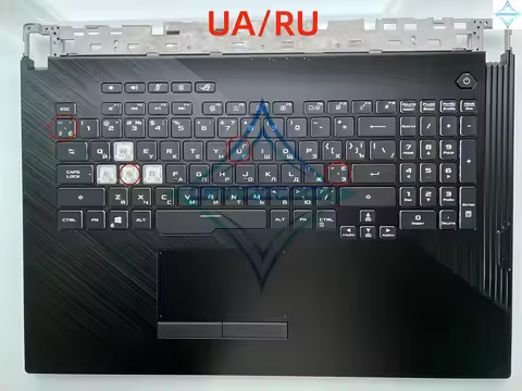 New UA Ukrainian Russian RU Backlit For Asus ROG Strix G17 G731 G731G G731GT G731GU G712 G712LU G712