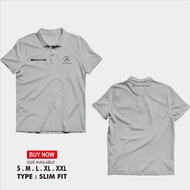 MercedesPOLO shirt benz AMG mercedes car collar shirt/