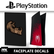 PS5 Faceplate decal sticker Fanmade Final Fantasy Spiderman
