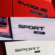 NEW 3D ABS EVOQUE SPORT logo car stickers decals emblem for Rover Range Rover Evoque Sport  SVAutobi