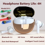Meonze Y913 Bluetooth earphones with ultra long battery life Earphone Bluetooth 5.3 Transparent Earp