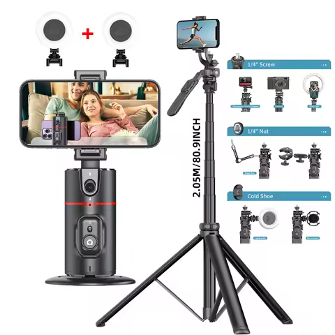 Selfie Stick with Stabilizer Auto Face Tracking Tripod for Mobile Wireless Selfie Stick Tripod Handh