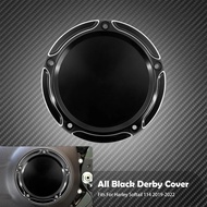 HX Motorcycle Derby Cover 5 Holes Black  Clutch Engine Cover For Harley Softail 114 Breakout Fat Boy