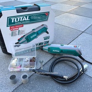 TOTAL เครื่องเจียร์แม่พิมพ์ เจียรสายอ่อน รุ่น TG513326 กำลังไฟ 130W พร้อมอุปกรณ์ 110 ชิ้น วัสดุเกรดพ