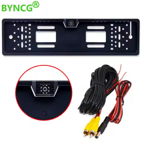 Car Rear View Camera EU European License Plate Frame Waterproof Night Vision Reverse Backup 4 Or 8 L