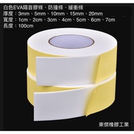 Dongjie Like Plastic Industry-White EVA Foam Rubber Strip (Single-Sided Adhesive) Sound Insulation A