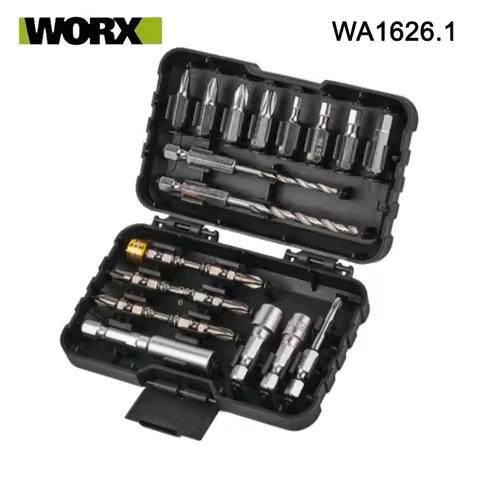 Worx WA1626.1 Drill Bits Set with Phillips Hexagon Torx Extend Rod Twist Sleeve Hole Bit High-Hardne