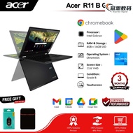 Genuine product protection Cheapest Chromebook DELL 3189 ACER R11 2 in 1 4GB/32GB SSD TOUCH SCREEN F