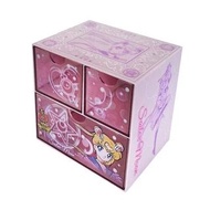 美少女戰士 Sailormoon 日版 桌上 三格 收納盒 抽屜 儲物 小櫃桶 (紫)