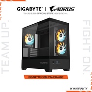 GIGABYTE CASE (เคสเกมมิ่ง) GIGABYTE C201 PANORAMIC | mATX Mid Tower | 1 Year Warranty (GB-C201P)