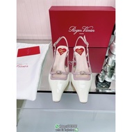 Roger RV kitten heel slingback pump banquet party shoes summer dress shoes size35-40