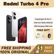 Xiaomi Redmi Turbo 4 Pro Snapdragon 8s Gen 4 7550 mAh 90W Fast Charging120Hz OLED 6.83 inch Dual SIM