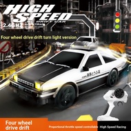 Fast Delivery [Flip Light Version AE86 Remote Control Drift Car] Initial D Same Style Four-Wheel Dri