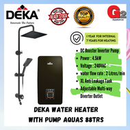 DEKA WATER HEATER RAIN SHOWER WITH DC BOOSTER INVERTER PUMP - AQUAS 88 TRS - DEKA MALAYSIA WARRANTY