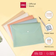 Deli Plastic Folder File Bag/ Plastic Folder Bag Pack of 5 PP301