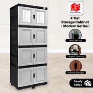 4 Tier Storage Cabinet (Modern Series) | Almari 4 Tingkat (Siri Moden) / Almari Baju / Baju Almari G