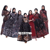 Gamis Batik Modern Premium - Dress Muslim - Gamis Batik Kombinasi -