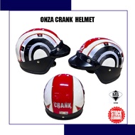 *IMPERFECT ITEM* ONZA CRANK MOTOR HELMET *SIRIM APPROVED*