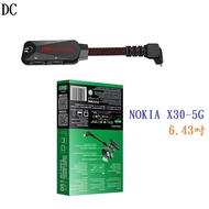 DC [3 In 1 Headphone Adapter] Plextone Suitable For NOKIA X30-5G 6.43 Inch Audio Converter