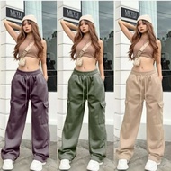 Haruka Cargo Pants - Women's Cargo Pants - High Waist Cargo Pants