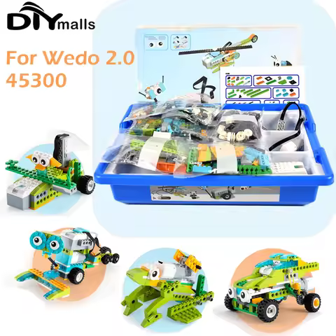 Robotics Construction Set Compatible with Wedo2.0 Building Blocks Educational DIY toys 45300 High-Te
