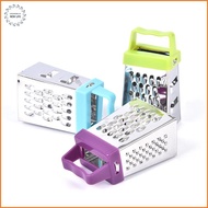[LS] 4 Sided de Cheese Vegetables Grater Cucumber Slicer Cutter Box Grater Kitchen [PH]