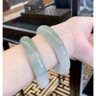 Xiaohongshu Same Style Ice Floating Flower Azure Frozen Bracelet Circle Sunny Water Jade Gift DOV0