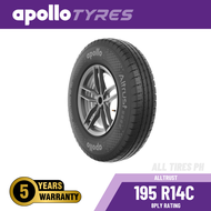 Apollo 195 R14C (8PLY)  Premium Tire - ALTRUST ( Made In India )