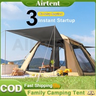Camping Tent Waterproof 6 Person Portable Style Tent With Large Space