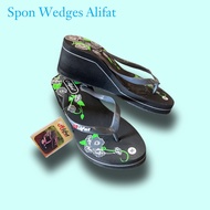 ALIFAT sponge wedge sandals 4.5cm high women's high sponge wedge sandals