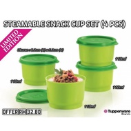 4pcs Steamable Snack Cup 110ml Tupperware