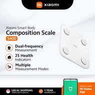 Xiaomi Body Composition Scale S400 | Dual-Frequency Precision | 25 Body Composition Indicators | Con