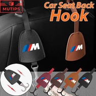 BMW M Power Car Seat Back Hook Hidden Sports Seat Backseat Hanger Bag Umbrella Storage For F30 F10 E