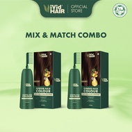 ViVid HAIR Halal Hair Colour Ginger Dye 400ml Telus Air Tutup Uban Tanpa Bleach Perwarna Rambut Mesr