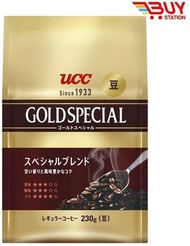 UCC GOLD SPECIAL 金牌濃醇綜合烤咖啡豆(黑) 230g  (平行進口) 4901201158155  D5-9