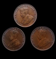 香港硬幣 一仙 1931/1933/1934