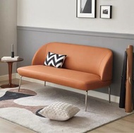 梳化 sofa 二手 科技布 防水 簡約 現代 橙 座椅 傢俬