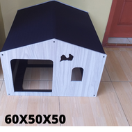 RUMAH KUCING BESAR KUALITAS PREMIUM KANDANG KUCING KAYU UKURAN JUMBO