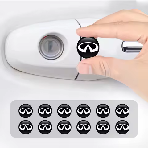 8/12/20Pcs Car Door Lock Keyhole Protection Sticker Accessorie For Infiniti Q50 FX35 Q30 G37 Q70 QX7