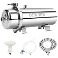 90C8 Whole house water purifier 0.01um PVDF pre-filter 1000L SUS304 water filter can be continuously