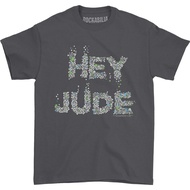 BEATLES Lyrics T-Shirt By Lennon & McCartney Hey Jude Flowers T-Shirt Premium Cotton Combed 24s Orig