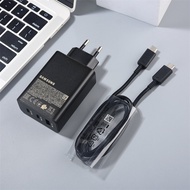 Samsung 65W Trio Super Fast Charger 25W PD EU Quick Charge Adapter For Galaxy S25 S24 Note20 Ultra A