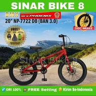 Sepeda Anak Laki Bmx New Phoenix 7722 Ukuran 20 Inch Rem Cakram Ban